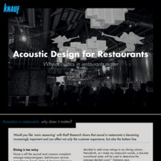 Knauf e-book Acoustic design for restaurants