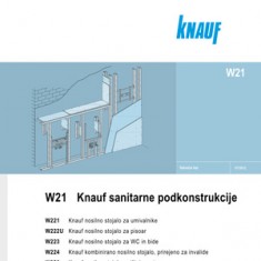 Podkonstrukcije za pritrjevanje sanitarnih elementov